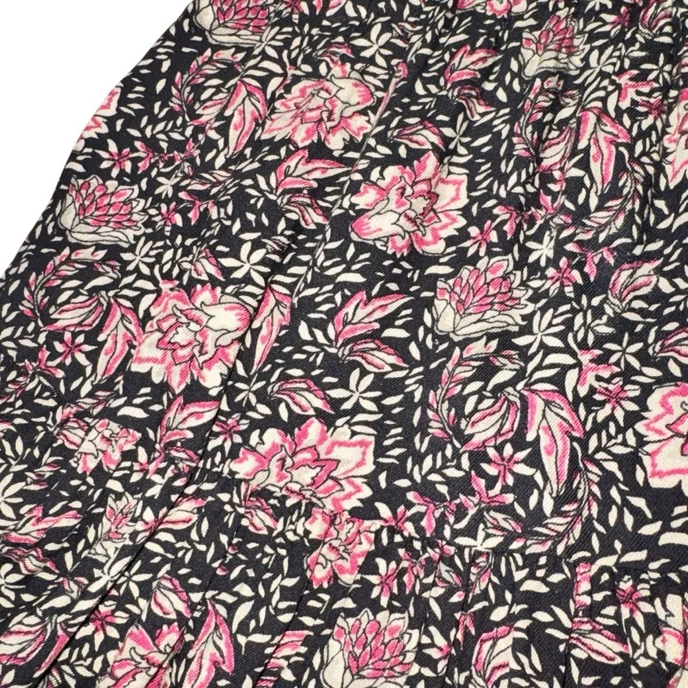Madden Girl's L Large Off the Shoulder Dress Boho Floral Romantic Puff Sleeves